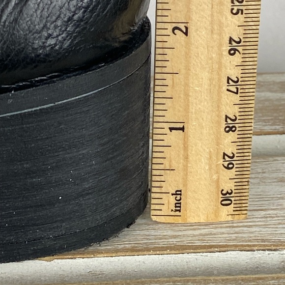 Sam Edelman Hilary Mid Calf Leather Boots Black Womens Size 10M - Picture 12 of 12